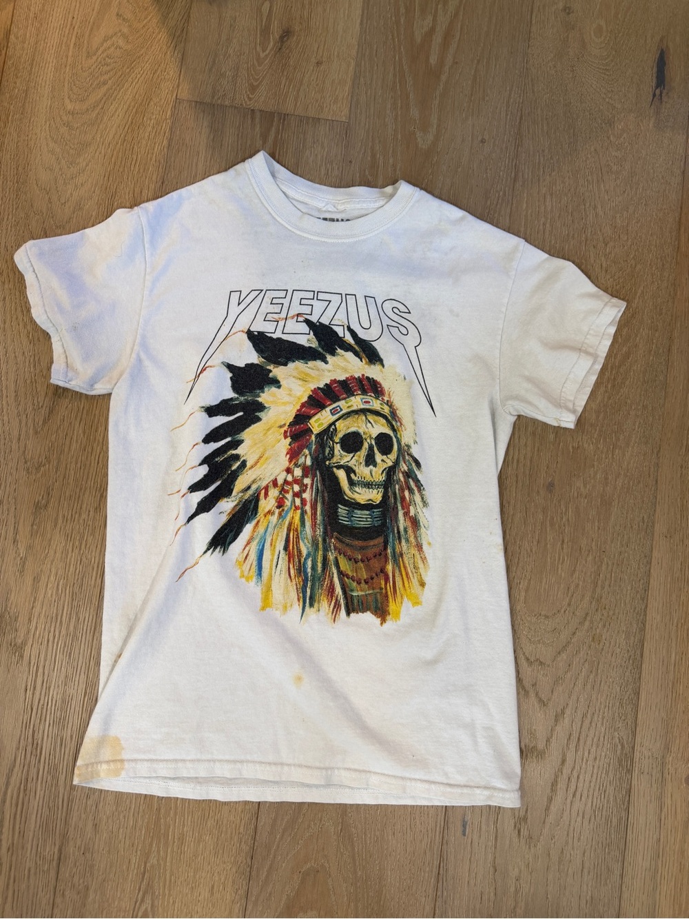 Yeezus Kanye White Concert Merch band tee